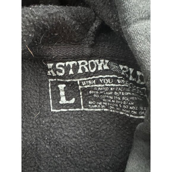 Travis Scott Astroworld Scattered Hoodie/Black.‎ Size L | F1 - Picture 5 of 6